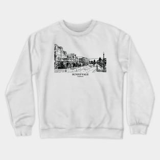 Sunnyvale - California Crewneck Sweatshirt